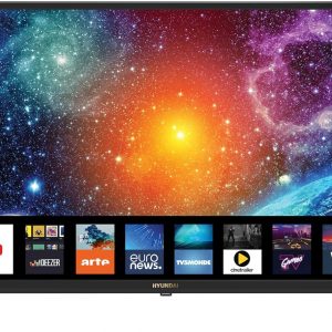 HYUNDAI Smart Netflix TV LED 32 Pouces (80cm) - Haute Définition - Triple Tuner - WiFi Youtube - HDMI x2 - USB multimédia 2.0 x2 - Screencast - Sortie Casque et Optique - CI+