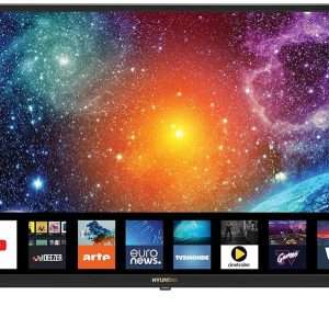 HYUNDAI Smart Netflix TV LED 32 Pouces (80cm) - Haute Définition - Triple Tuner - WiFi Youtube - HDMI x2 - USB multimédia 2.0 x2 - Screencast - Sortie Casque et Optique - CI+