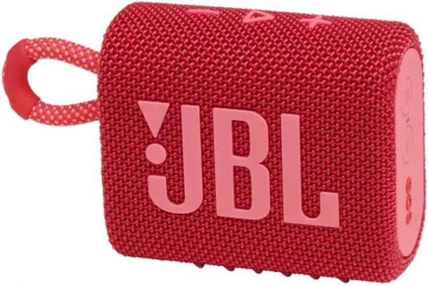 JBL GO 3 – Enceinte Bluetooth portable et légère, aux basses intenses et au style audacieux – Étanche à l’eau et à la poussière – Autonomie 5 heures – Bleu