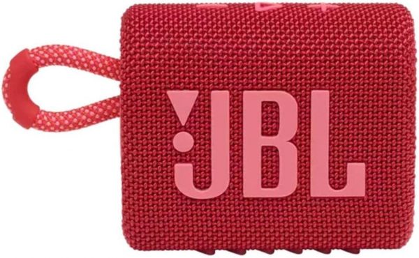 JBL GO 3 – Enceinte Bluetooth portable et légère, aux basses intenses et au style audacieux – Étanche à l’eau et à la poussière – Autonomie de 5 heures – Noir