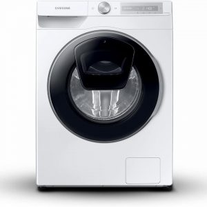 Lave-linge Samsung Ai Control Addwash avec échodoseur WW90T684DLH/S3, libre installation, 9 kg, 1400 tr/min, classe A, WiFi, vapeur, dimensions 60 l x 85 h x 55 p cm, blanc