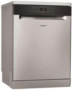 Lave-vaisselle autonome Whirlpool WRFC 3C26 X 14 couverts A++ - (Acier inoxydable, taille maximum (60 cm), noir, boutons, 1,3 m)