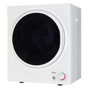 LEADZM sèche-linge, sèche-linge à évacuation compact 850W 2.5KG avec affichage pour différents modes de séchage, sèche-linge portable pour appartements, maisons, dortoirs