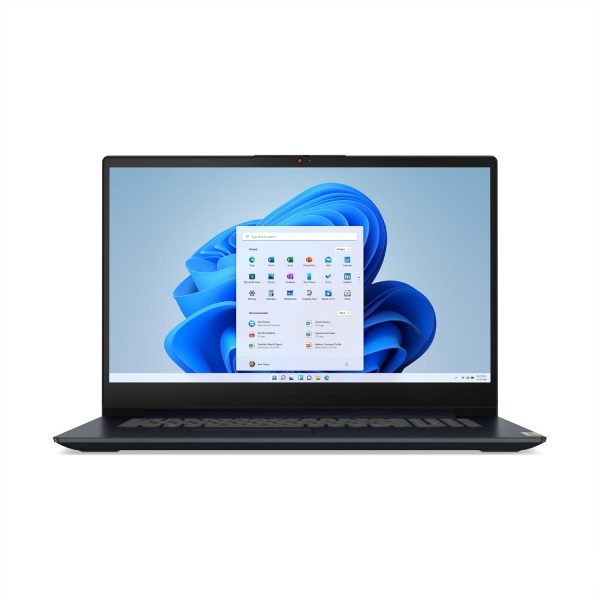 Lenovo IdeaPad 3 17IAU7 - Ordinateur Portable 17,3'' HD+ (Intel Core i3-1215U, RAM 8 Go, SSD 512 Go, Intel UHD Graphics, Windows 11 Home) Clavier AZERTY Français - Bleu