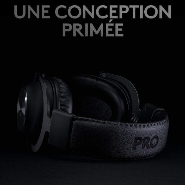 Logitech G PRO X LIGHTSPEED Casque de gaming sans fil avec technologie de filtre de micro Blue VOICE, transducteurs PRO-G de 50 mm, DTS Headphone: X 2.0, 20 heures d'autonomie, PC,