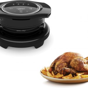 Moulinex Extra Crisp Cookeo, couvercle friteuse à air, recettes croustillantes, cuisson sans huile, 4 programmes, température réglable, compatible avec les Cookeo 6 L, noir...