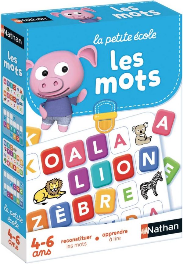 Nathan - La Petite École, Les Chiffres - Associer Nombre et Quantité - Apprendre À Compter - Jeu Éducatif - Coffret De 6 Jeux Progressifs - Pour Enfants de 3 à 5 ans