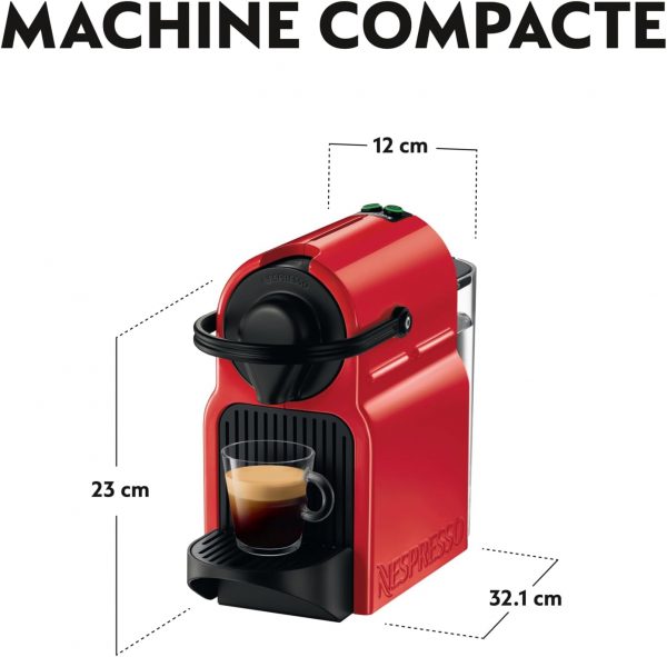 Nespresso Krups Machine à Café Inissia Blanche Cafetière Espresso YY1530FD