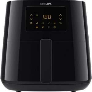 Philips 3000 Series Airfryer XL - Technologie Rapid Air, jusqu'à 90 % de matières grasses en moins, capacité de 1,2 kg, format de 6,2 l, écran tactile, noir (HD9270/90)