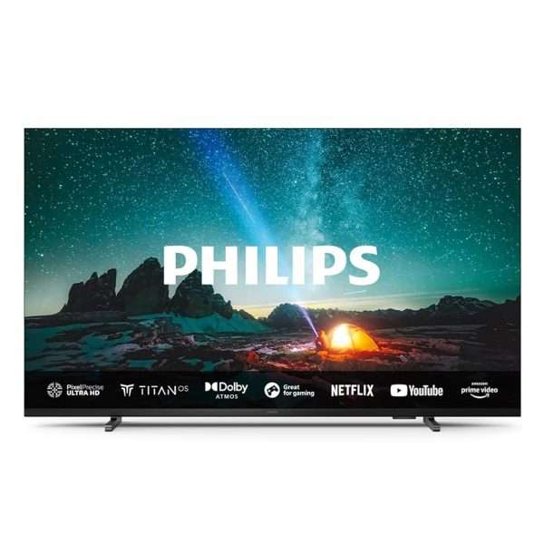 Philips 43PUS7609 Téléviseur Intelligent LED 4K - Écran de 43 Pouces avec la Plate-Forme Pixel Precise Ultra HD Titan OS et Son Dolby Atmos, Fonctionne avec Alexa et l’Assistant...