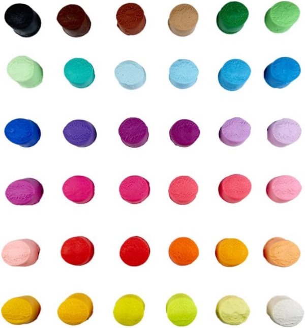 Play-Doh, 20 pots de pâte à modeler avec des couleurs différentes, jeu éducatif pour filles et garçons dès 2 ans, cadeau pour anniversaire - activité créative, jouets