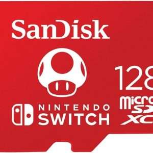 SanDisk 128 Go, microSDXC, carte UHS-I, pour les consoles Nintendo Switch, jusqu'à 100 Mo/s, produit sous licence Nintendo, UHS-I, classe 10, U3