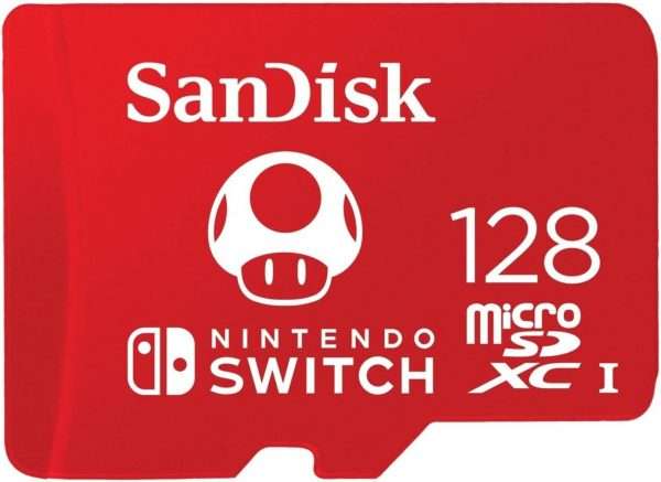 SanDisk 128 Go, microSDXC, carte UHS-I, pour les consoles Nintendo Switch, jusqu'à 100 Mo/s, produit sous licence Nintendo, UHS-I, classe 10, U3