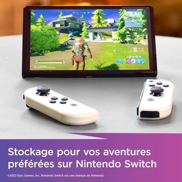 SanDisk 128 Go, microSDXC, carte UHS-I, pour les consoles Nintendo Switch, jusqu'à 100 Mo/s, produit sous licence Nintendo, UHS-I, classe 10, U3