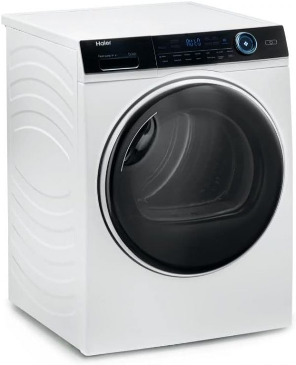 Sèche-linge I-Pro Series 7 Haier HD90A2979FR - Sèche-linge pompe à chaleur - 9 kg - Classe A++ - Pose libre - Blanc