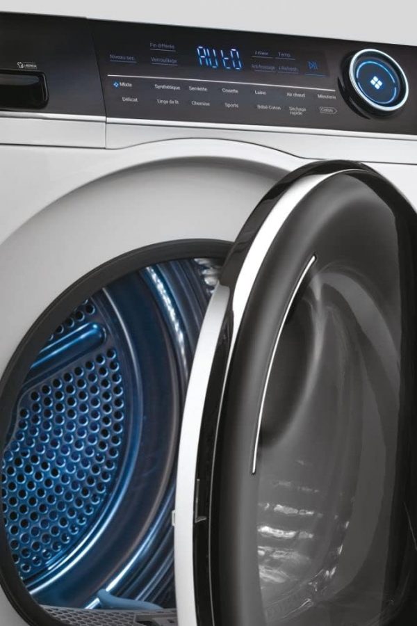 Sèche-linge I-Pro Series 7 Haier HD90A2979FR - Sèche-linge pompe à chaleur - 9 kg - Classe A++ - Pose libre - Blanc