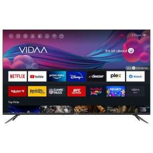 SMART TECH TV LED 4K UHD 55' (139 cm) Smart TV VIDAA - Molotov, Netflix, Prime Video, Canal+, Disney+... - 3xHDMI - 2xUSB - Enregistreur PVR - Mode Hôtel