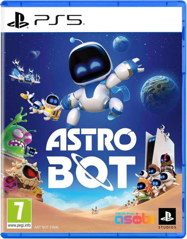 Sony, Astro Bot PS5, Jeu de Plateforme-Aventure, Édition Standard, Version Physique avec CD, En Français, 1 joueur, PEGI 7, Pour PlayStation 5