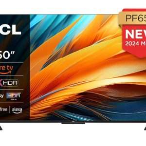 TCL 50PF650 50 Pouces 4K Ultra HD, TV LED Smart Fire (Dolby Vision, Dolby Atmos, DTS, HDR 10, Alexa intégré, Airplay2, Miracast)