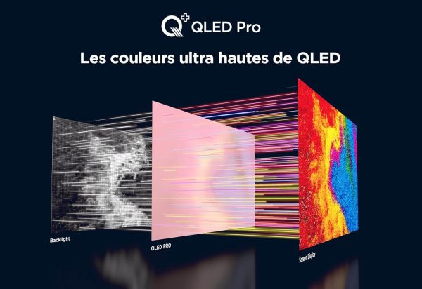 TCL TV QLED 43T7B 4K HDR Pro 43’’ avec Google TV et système sonore Dolby Atmos, compatible avec l’Assistant Google et Alexa