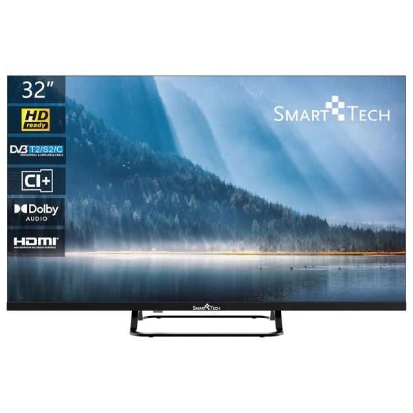 Téléviseur HD LED Smart Tech 32HN01V 32 Pouces (80cm) Triple Tuner Dolby Audio H.265 3xHDMI, 2xUSB