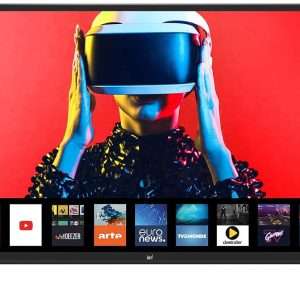 Téléviseur LED Dual Smart 32'' (80cm) HD - WiFi - Netflix - Prime Video - ÉCRAN MONTÉ - 2xHDMI - 2xUSB PVR Prêt - Sortie Casque YouTube