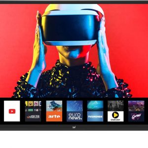 Téléviseur LED Dual Smart 32'' (80cm) HD - WiFi - Netflix - Prime Video - ÉCRAN MONTÉ - 2xHDMI - 2xUSB PVR Prêt - Sortie Casque YouTube