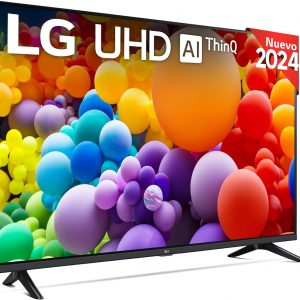 Téléviseur LED LG 2024 | 55UT73 | 55 Pouces | UHD | Processeur α5 gen 7 AI 4K, Noir