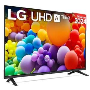 Téléviseur LED LG 2024 | 55UT73 | 55 Pouces | UHD | Processeur α5 gen 7 AI 4K, Noir