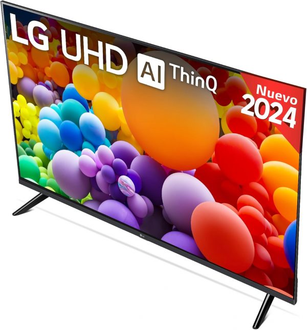 Téléviseur LED LG 2024 | 55UT73 | 55 Pouces | UHD | Processeur α5 gen 7 AI 4K, Noir