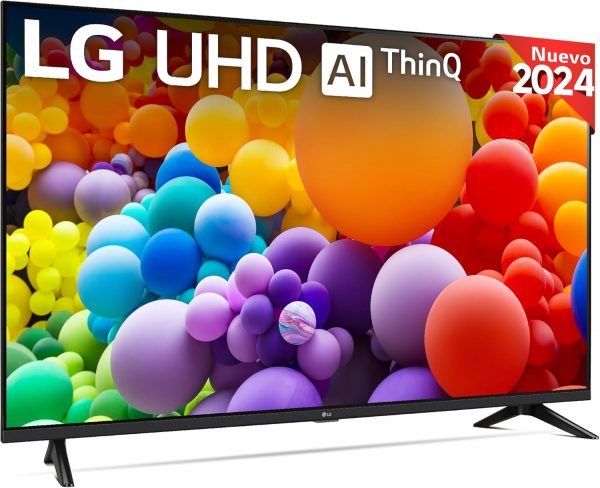 Téléviseur LED LG 2024 | 55UT73 | 55 Pouces | UHD | Processeur α5 gen 7 AI 4K, Noir