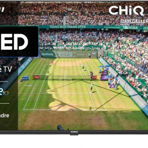 Téléviseur QLED 40 pouces CHIQ L40QG7V, HDR 10, design sans cadre, Google TV, Google Assistant, Chromecast intégré HDR10 & HLG, processeur Quad-Core A55, Wi-Fi double bande...