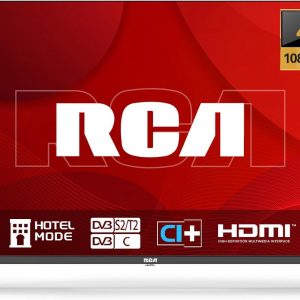 Téléviseur RCA 40 Pouces (100 cm) Full HD LED avec Triple Tuner (DVB-T/T2-C-S/S2), Télévision avec Dolby Audio, HDMI, Lecteur Multimédia USB, CI+, Mode Hôtel (NRB40FQ1, 2024)