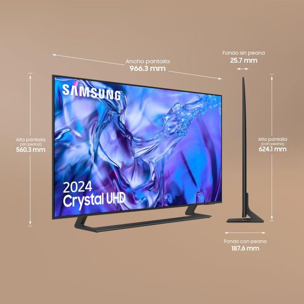 Téléviseur Samsung TU43DU8505 43" (43 Pouces) Crystal UHD 4K Smart TV 2024