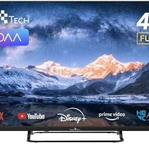 Téléviseur Smart Tech LED FHD 40' (101 cm) 40FV02V Smart TV VIDAA - Molotov, Netflix, Prime Video, Disney+, YouTube, Plex 3xHDMI - 2xUSB - Mode Hôtel-2024