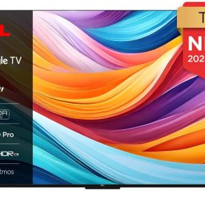 Téléviseur TCL QLED 55T7B 4K HDR Pro 55’’ avec Google TV et système sonore Dolby Atmos, compatible avec l’Assistant Google et Alexa