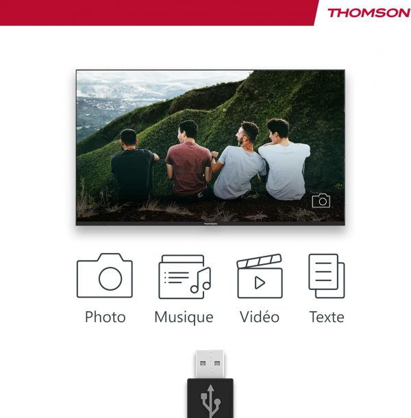 THOMSON 40 Pouces (101 cm) Téléviseur LED Full HD facile - 40FD2S13 – 2023