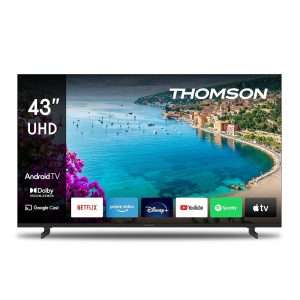 THOMSON 43 Pouces (109 cm) UHD Téléviseur Intelligent Android – 43UA5S13-2023