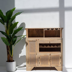 Cabinet en bois à cocktail