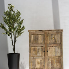 Mimosa Expand-A-Bar Armoire Bar en Bois de Mangue