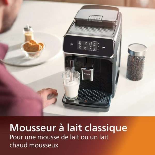 Philips Série 2200 Machine Expresso Automatique - 2 Boissons, Mousseur à Lait Classique, Écran Tactile – Image 5